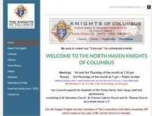 Tablet Screenshot of kofc3733.org